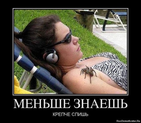 Меньше знаешь, крепче спишь