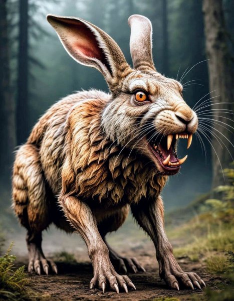 Predatory hare